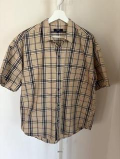 BEAMS 半袖チェックシャツ M