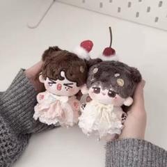 いちごパフェくまさん／水色❤︎ちびぐるみ.にとたん.おすわりぬい服 着ぐるみ 自立 ぬい服 16cm 着ぐるみ くま ピンク ぴんく いちご - メルカリ