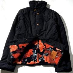 公式通販サイトセール 美品 Pal'las Palace パラスパレス ダウンコート 裏地総柄 黒 ジャケット・アウター
