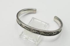 AQUA SILVER アクアシルバー FBG-014F トレーサリーバングル AQUA SILVER(アクアシルバー) シルバー バングル メンズを販売