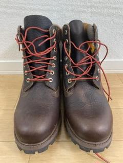 Timberland ブラウン ワークブーツ チェック柄 Timberland ティンバーランド ワークブーツ メンズ レザー