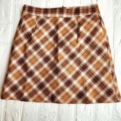 【新品】✨チェック柄ミニスカート　タグ付き　Mサイズ