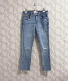 ZARA♡レディース ダメージスキニーデニム カットオフ THE SKNNY 6
