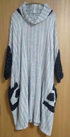 今尾知子創作服チュニックワンピース 七分袖