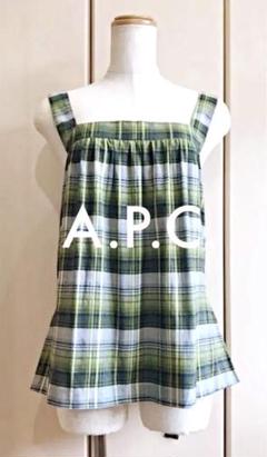 A.P.C. ルーマニア製 チェック柄 トップス S