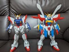 最大15%OFFクーポン 素組み 2体 ゴッドガンダム シャイニングガンダム HGEX1/60 ロボット