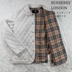 バーバリーリバーシブルキルティングジャケット チェック柄裏地