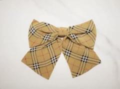 美品⭐︎ Burberry バーバリー　シルク　絹100% リボンタイ　ブローチ