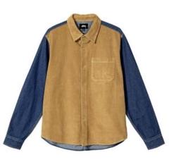 [Stussy] 20FW Cord Denim Mix Shirt