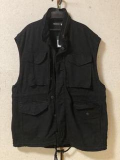 MINEDENIM マインデニム ノースリーブ M-65 ジャケット ベスト MINEDENIM（マインデニム）の「Leopard Denim Nosleeve M-65