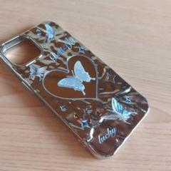 蝶とハートのiPhone用ソフトケース