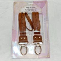 ♪ベビーカー フック バギーフック 荷物フック 2個セット (ブラウン)