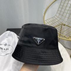 【鑑定済み】PRADA ブラック リナイロン バケットハット　早い者勝ち PRADA bucket hatのおすすめ人気商品一覧 通販 - Yahoo!ショッピング