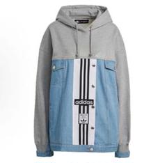 新品40 Adidas パーカー デニムジャケット BLUE H59027 新品40 Adidas パーカー デニムジャケット BLUE H59027 - メルカリ