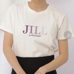 ジルバイジルスチュアート JILLSTUART ロゴ パープル 紫 Tシャツ