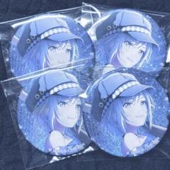《人気》プロセカ プロジェクトセカイ グリッター缶バッジ セット 日野森志歩
