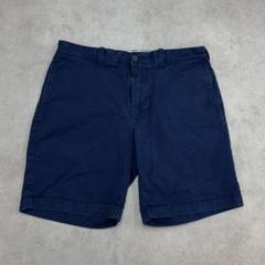J.CREW　ジェイクルー　無地　ショートパンツ　古着　ネイビー　W34