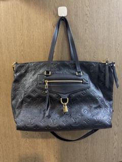 芸能人愛用のおすすめ最新情報 値下不可Louis Vuitton アンプラントルミニージュ紺 バッグ