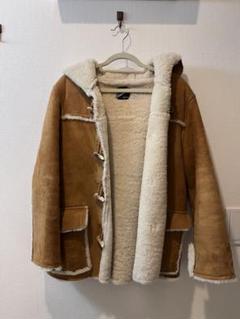 【極美品】ビームスボーイ　ムートンコート　ダッフルコート　ブラウン　羊革 2025年最新】BEAMS BOY ムートンコートの人気アイテム - メルカリ