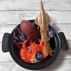 美品　焼物　陶芸　盛り皿　蟹　飾り皿　三点脚付き　立体的な蟹が印象的な　鉢 ◇『蟹』(かに) atelier_juni 陶芸細工 その他置物 魔界の