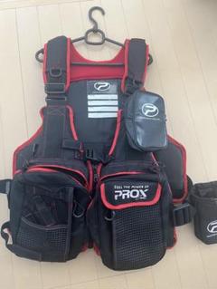 PROX フローティングベスト人気の赤黒ライフジャケット Z01