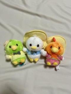 ディズニーストア　うるぽちゃちゃん　ドナルド　ホセ　パンチート　三騎士