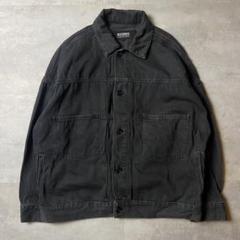 Basisbroek ベルギー製 ブラック デニムジャケット セカンドタイプ 2025年最新】BASISBROEK Gジャン・デニムジャケットの人気
