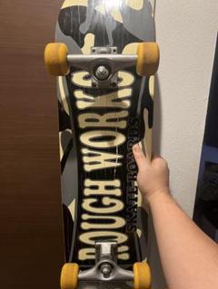 【メーカー直送】 中古」ROUGH WORKS スケートボード コンプリート カモフラージュ スケートボード
