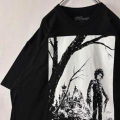 シザーハンズ　スウェットトレーナー　ティム・バートン　ブラック　ディズニー　古着 シザーハンズ Tシャツ ティム・バートン ブラック ムービーT L