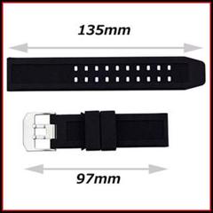 ルミノックス Luminox 腕時計 ラバー ベルト 23mm 正規品 互換 銀