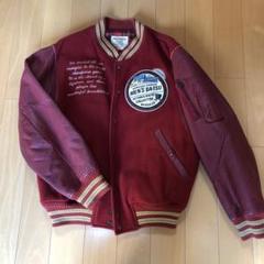 BA-TSU バツ 90年代 スタジャン ワッペン フード付き チェック BA-TSU バツ 90年代 スタジャン ワッペン フード付き チェック
