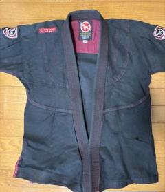 Bullterrier 柔術着 A1 黒色 帯付き