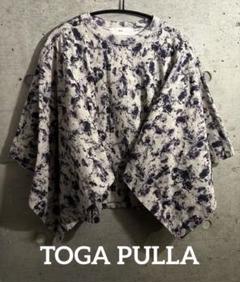 TOGA PULLA トーガプルラ マーブルプリント カットソー