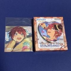 朱桜司　あんスタ　POPUP 缶バッジ　スクエアカード