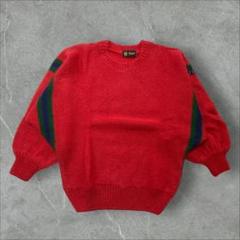 70s GUCCHI グッチ ニット 刺繍ロゴ ヴィンテージ オールド