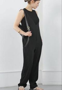 ドゥーズィエムクラス　サロペット　黒 Chain Jumpsuit（サロペット/オーバーオール）｜Deuxieme Classe