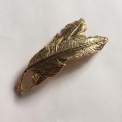 PLUIE プリュイ ダブルフェザーバレッタ