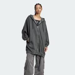 adidas ADILENIUM オーバーサイズフルジップパーカー レディース ADILENIUM オーバーサイズ フルジップパーカー