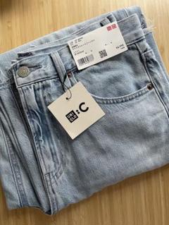 新品未使用 ユニクロC  uniqlo:C ワイドストレートジーンズ　25ブルーのサムネイル