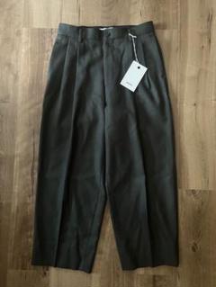 marka wool slacks oliveのサムネイル