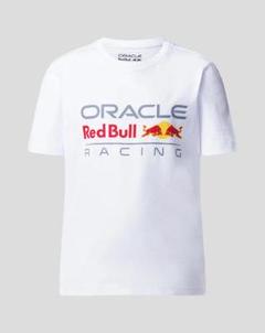 オ‎ラクル レッドブル レーシング ラージロゴ Tシャツ　白　158cm【新品】のサムネイル