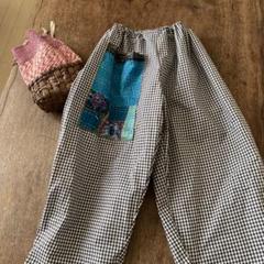 新作綿100ハンドメイド骨董市 バルーンパンツ刺し子ちくちく