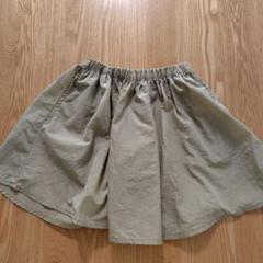 branshes 薄いグリーン フレアスカート Lサイズ