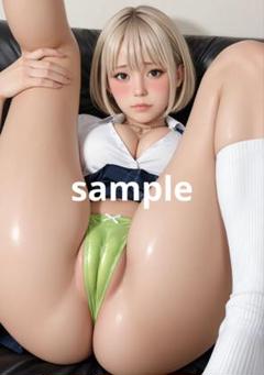 【ギャルGAL】AI美女 制服コスプレ グラビア A4 ポスター 25A2755