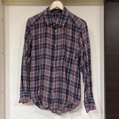 メルシーボークー　 チェック柄長袖シャツ　新品未使用 90122bb9685a5d5f865825c74a5912
