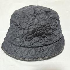 未使用COACH バケットハット ブラウン/ベージュ　専用袋付き　サイズ P/S 2025特集 COACH - 極美品 コーチ COACH ハット バケットハット