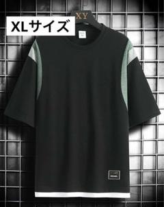 Tシャツ メンズ 半袖 夏服 ビッグシルエット カットソー サマー 吸汗 XL
