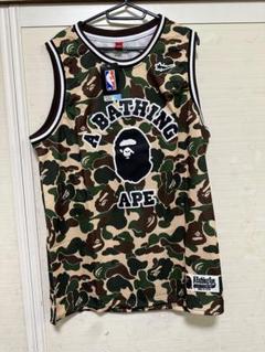 A BATHING APE  BIGサル　ゲームシャツ　タンクトップ　迷彩　L A BATHING APE BIGサルゲームシャツタンクトップ迷彩L