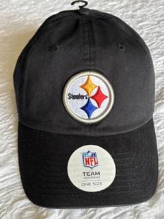 ヴィンテージ　USA製　NFL　ピッツバーグ　スティーラーズ　レザー　キャップ 期間限定価格商品 ヴィンテージ USA製 レザー スティーラーズ