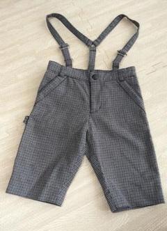 フォーマル　サスペンダー付きハーフパンツ